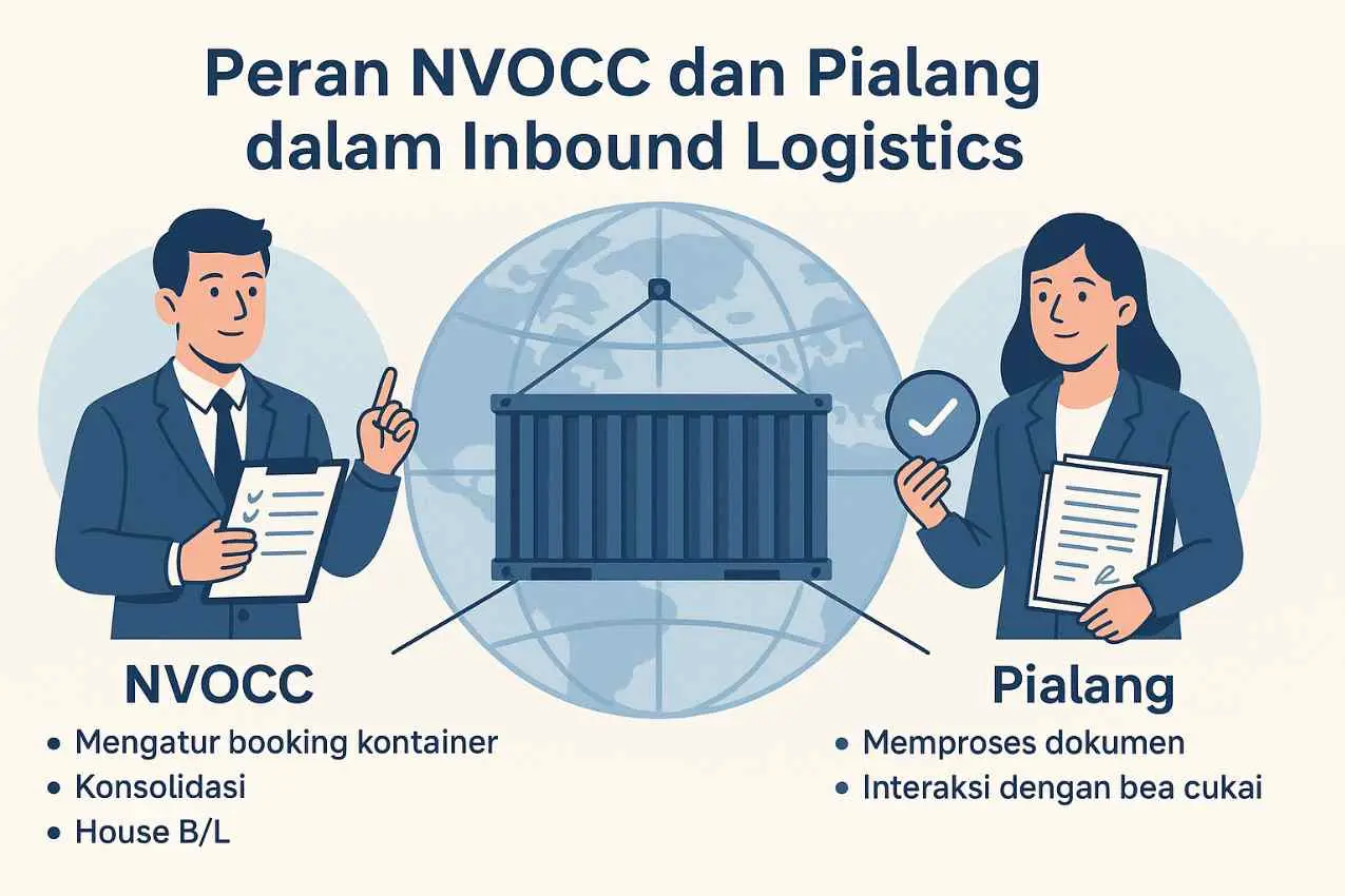 Peran NVOCC & Pialang dalam Mendukung Inbound Logistics